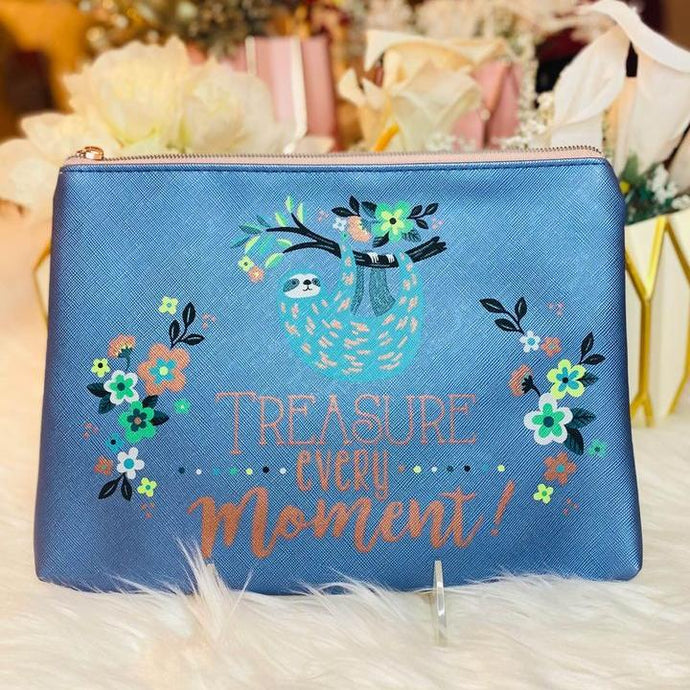 Treasure Every Moment Cosmetic Case by Karma Gifts Cosmetic Case | Free Shipping