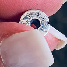 Load image into Gallery viewer, Chamilia Glimmer Lock Blue &amp; Clear Swarovski
