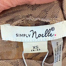 Load image into Gallery viewer, Simply Noelle FF Lace Overlay Top Tan
