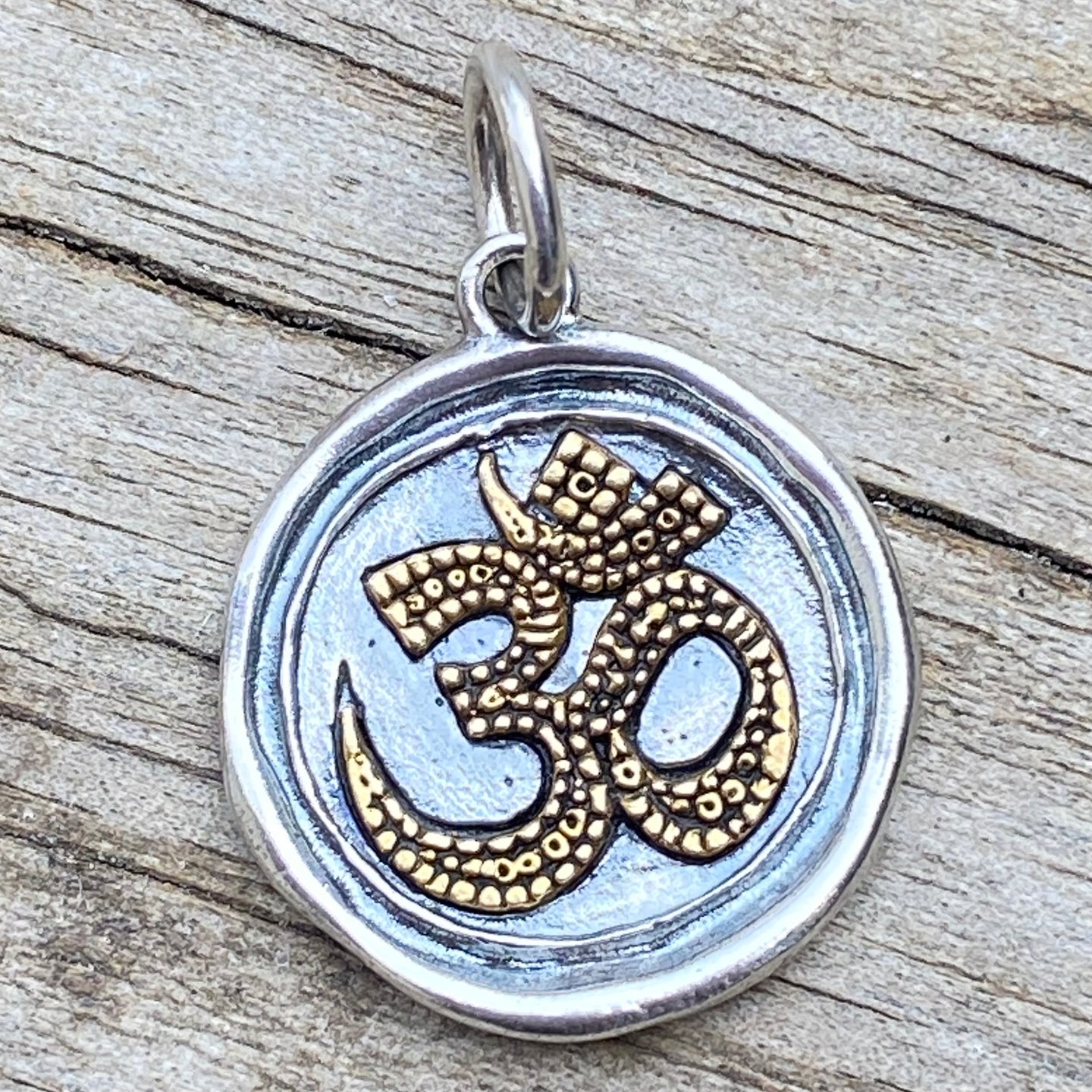Waxing Poetic Om Charm