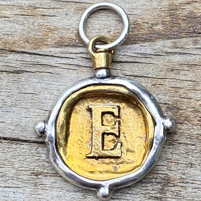 Waxing Poetic Voyager Insignia Initial Charm E