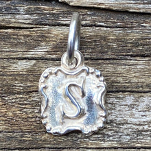 Load image into Gallery viewer, Waxing Poetic Crest Insignia Charm Letter S | FREE Shipping | All Sales Final
