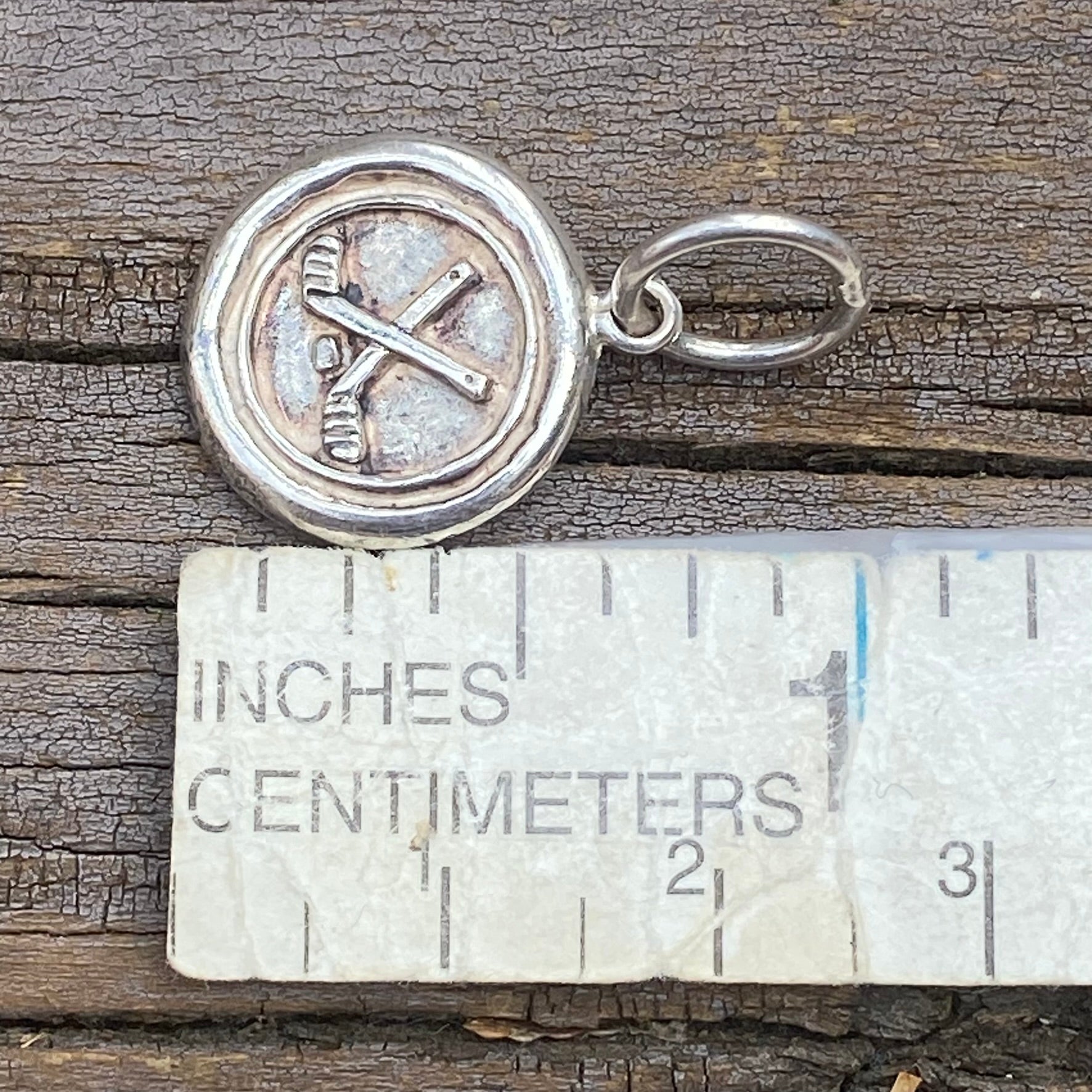 Waxing Poetic Past Time Hockey Charm | FREE Shipping | All Sales