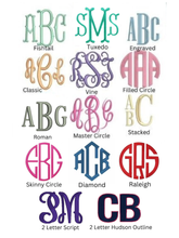 Load image into Gallery viewer, Seersucker Cosmetic Bags Personalized | FREE Shipping | All Sales Final
