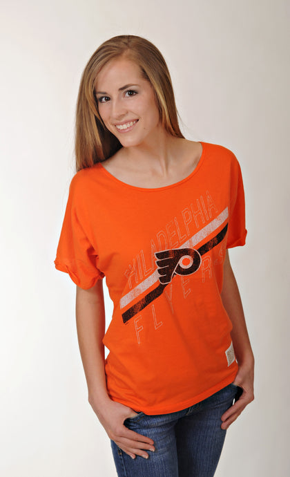 Philadelphia Flyers Dolman Cap Sleeve Tee