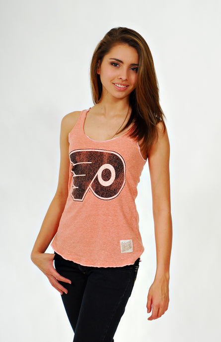 Philadelphia Flyers Light Orange Distressed Tank