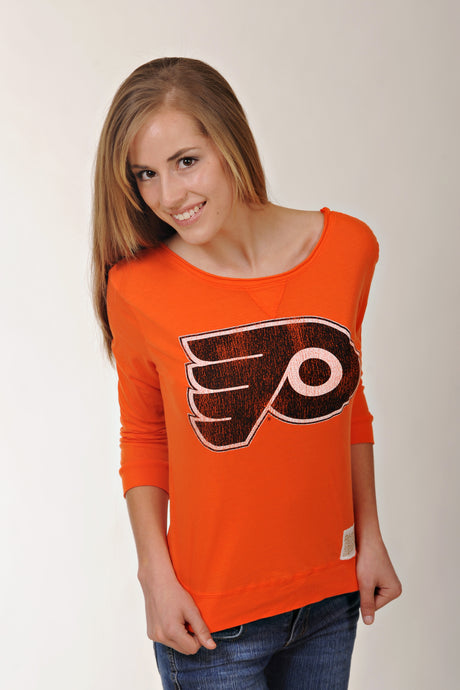 Philadelphia Flyers Orange Back Scoop