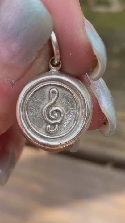 Waxing Poetic Past Time Music Charm