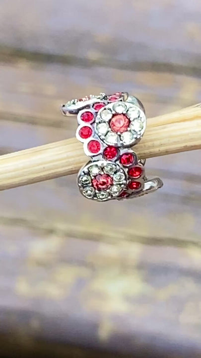 Chamilia Daisy Bouquet Red & Yellow Charm