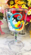 Load and play video in Gallery viewer, Personalized Acrylic Wine Goblet Initial C
