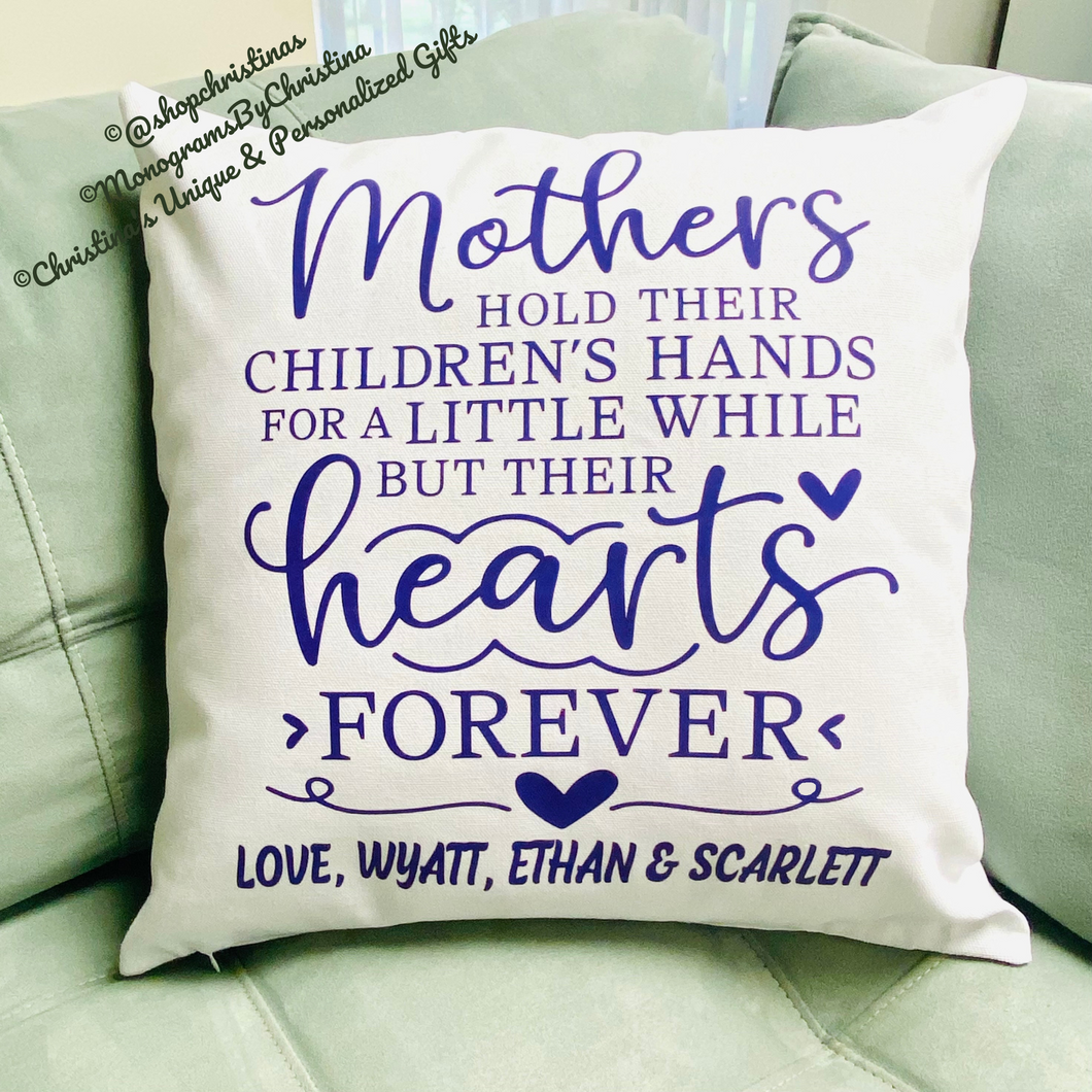 Mothers Hold Their Child's Hand Personalized 18