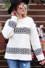 Load image into Gallery viewer, Aztec Pattern Popcorn Sweater
