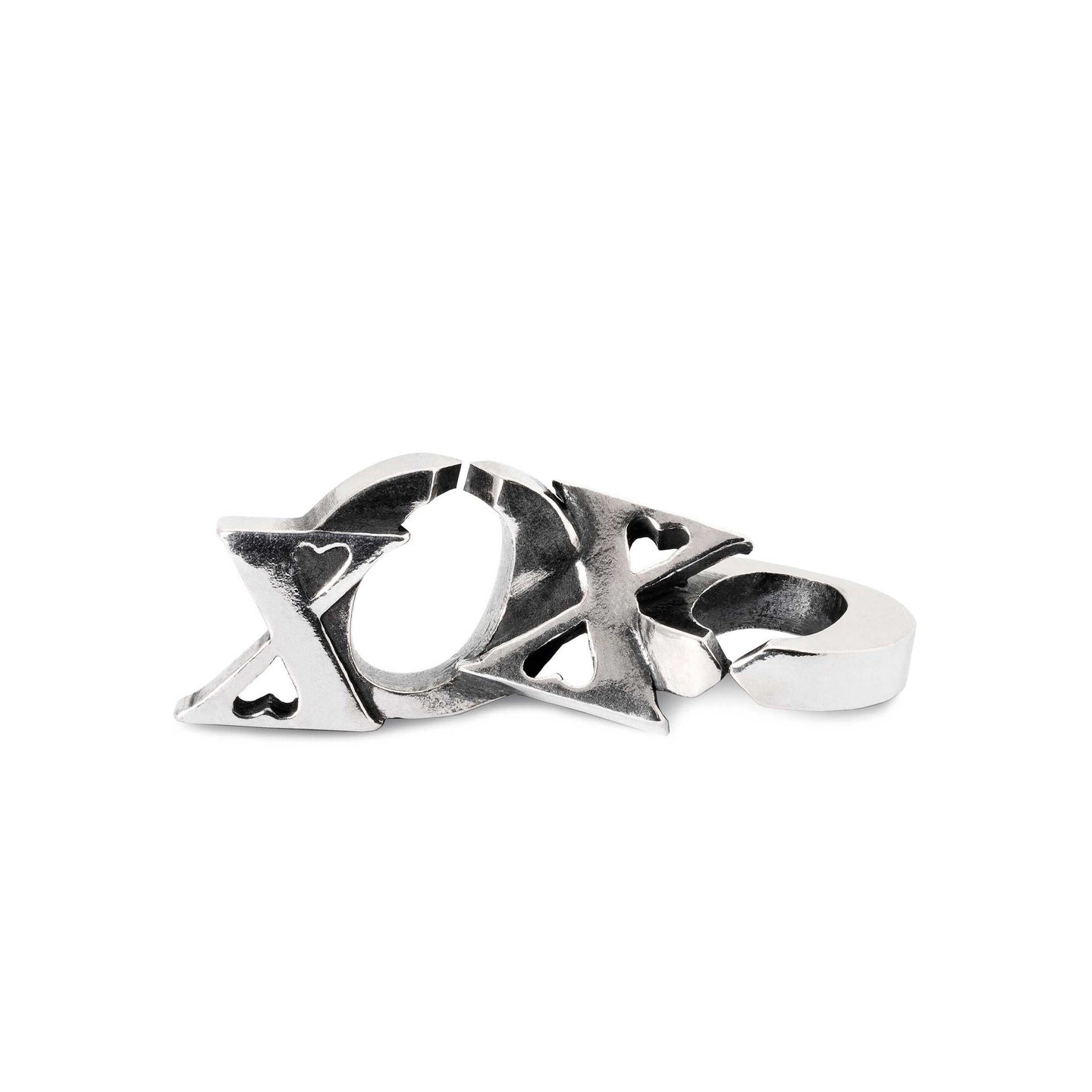 X By Trollbeads XOXO Double Link Silver