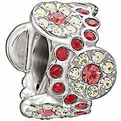 Chamilia Daisy Bouquet Red & Yellow Charm