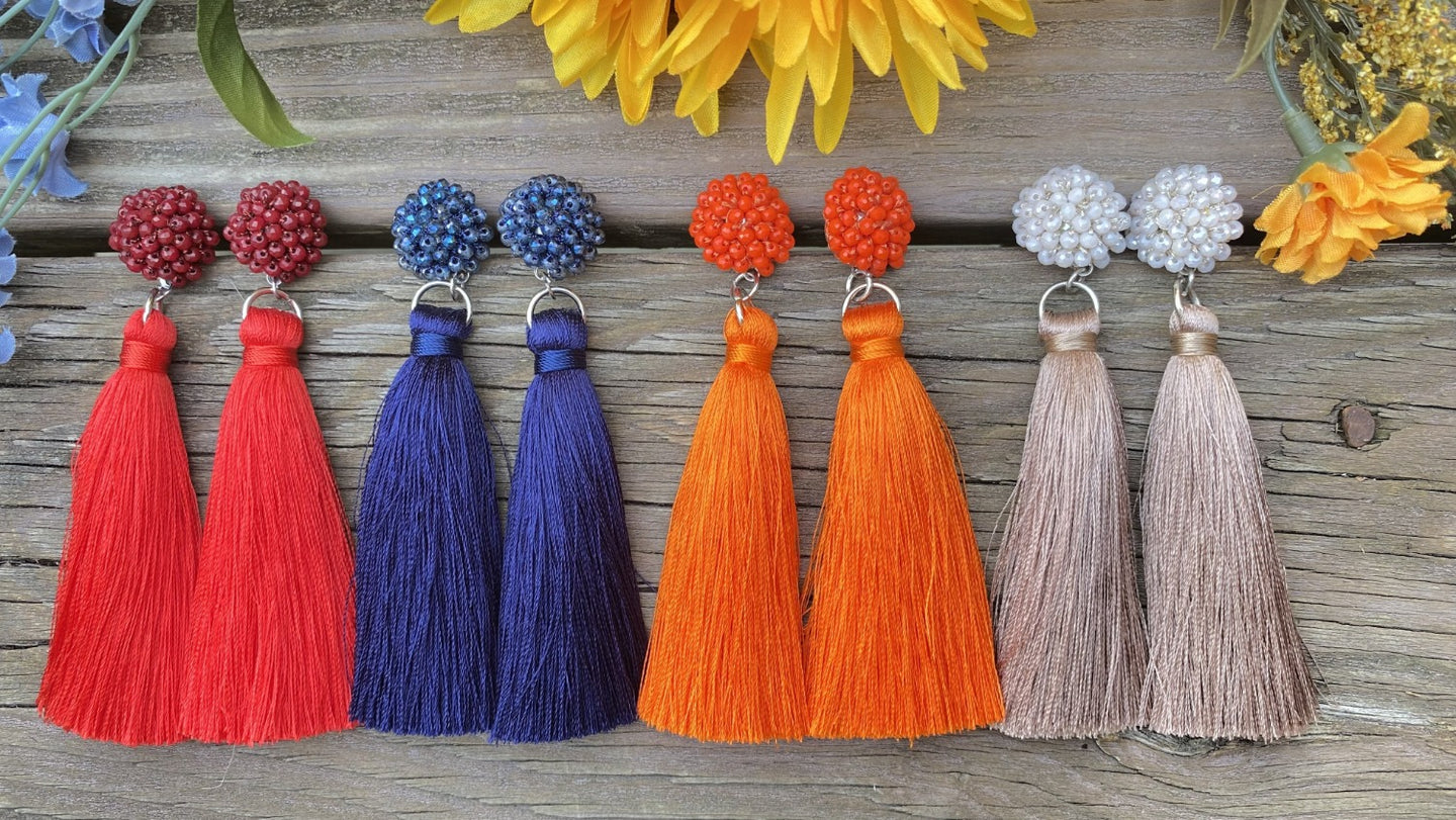 Denver Tassel Post Earrings