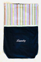 Load image into Gallery viewer, Laundry Bag Violet Beach Stripe
