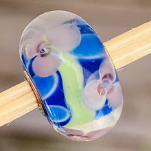 Load image into Gallery viewer, Trollbeads Unique Bead Blue, Lavender &amp; Light Green
