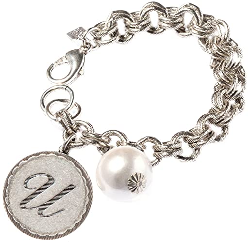 Cotton Pearl deals Initial Bracelet