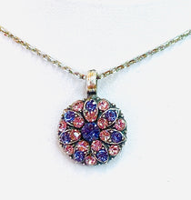Load image into Gallery viewer, Mariana Guardian Angel Necklace Pink &amp; Purple
