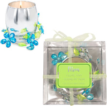 Load image into Gallery viewer, Mom Blue Flower - Soy Wax Candle 3.5oz Scent: Jasmine
