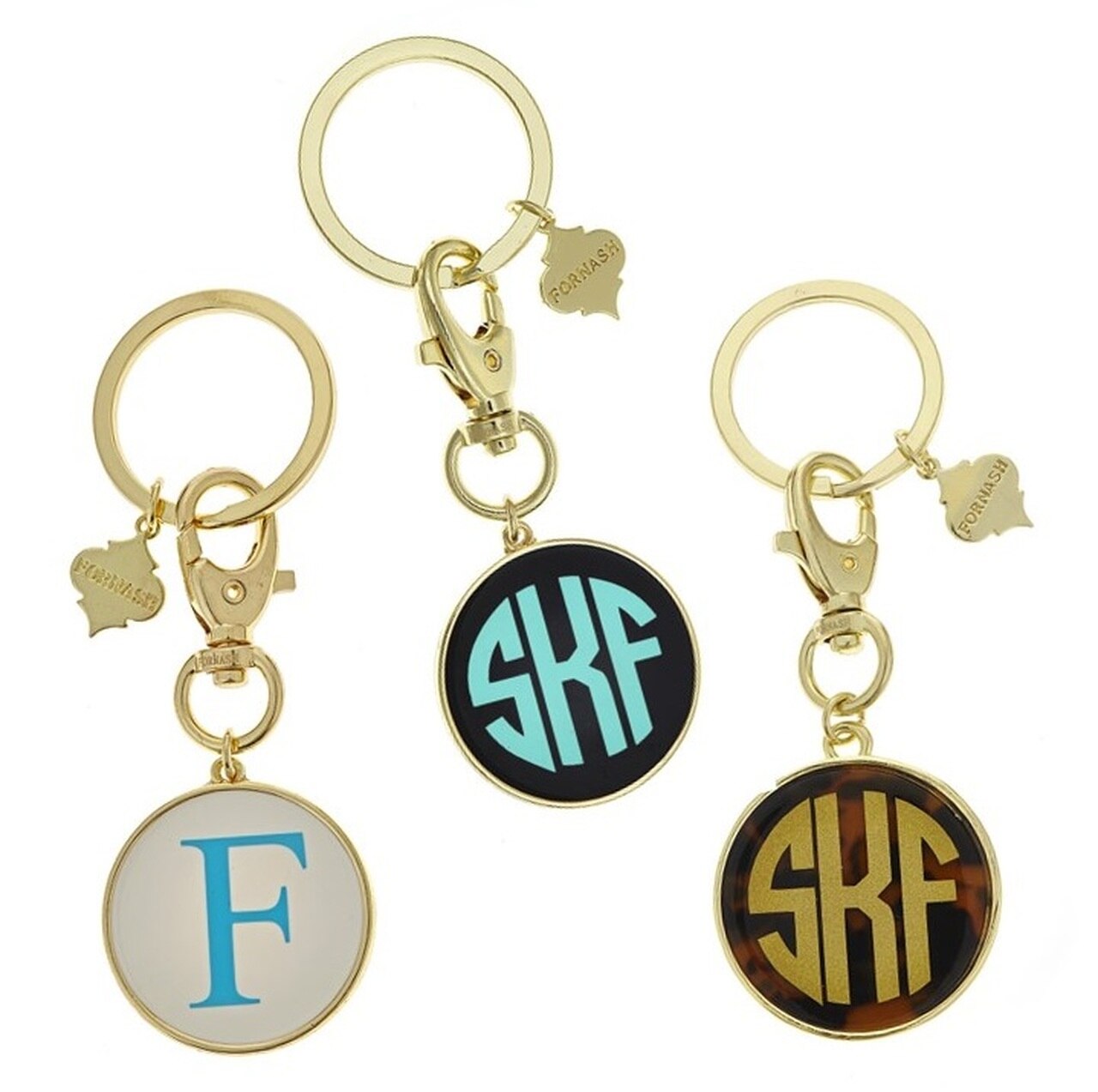 Monogrammed Key Chains
