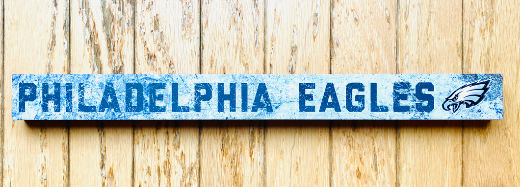 Philadelphia Eagles Distressed Strip Plaque