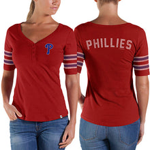 Load image into Gallery viewer, Philadelphia Phillies &#39;47 Brand Playoff Tee for Women
