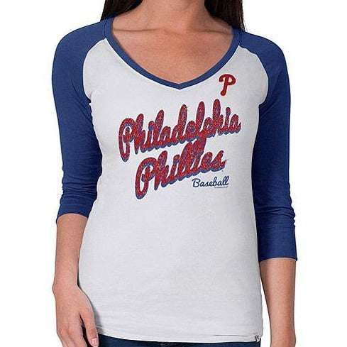 Philadelphia Phillies '47 Brand Batter Up Tee for Women | FREE Shipping | Size Small | All Sales Final