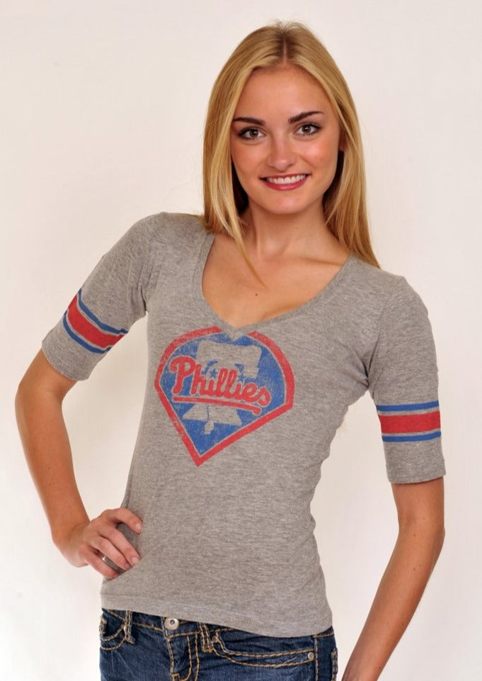 Philadelphia Phillies Trainer in Grey Top for Women
