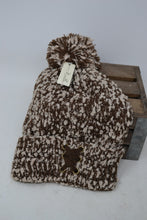 Load image into Gallery viewer, Simply Noelle Soft Knubby Knit Hat Coffee
