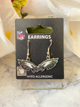 Load image into Gallery viewer, Philadelphia Eagles Dangle Earrings
