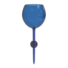 Load image into Gallery viewer, The Beach Glass Floating Beach Wine Glass Personalized Indigo Skies
